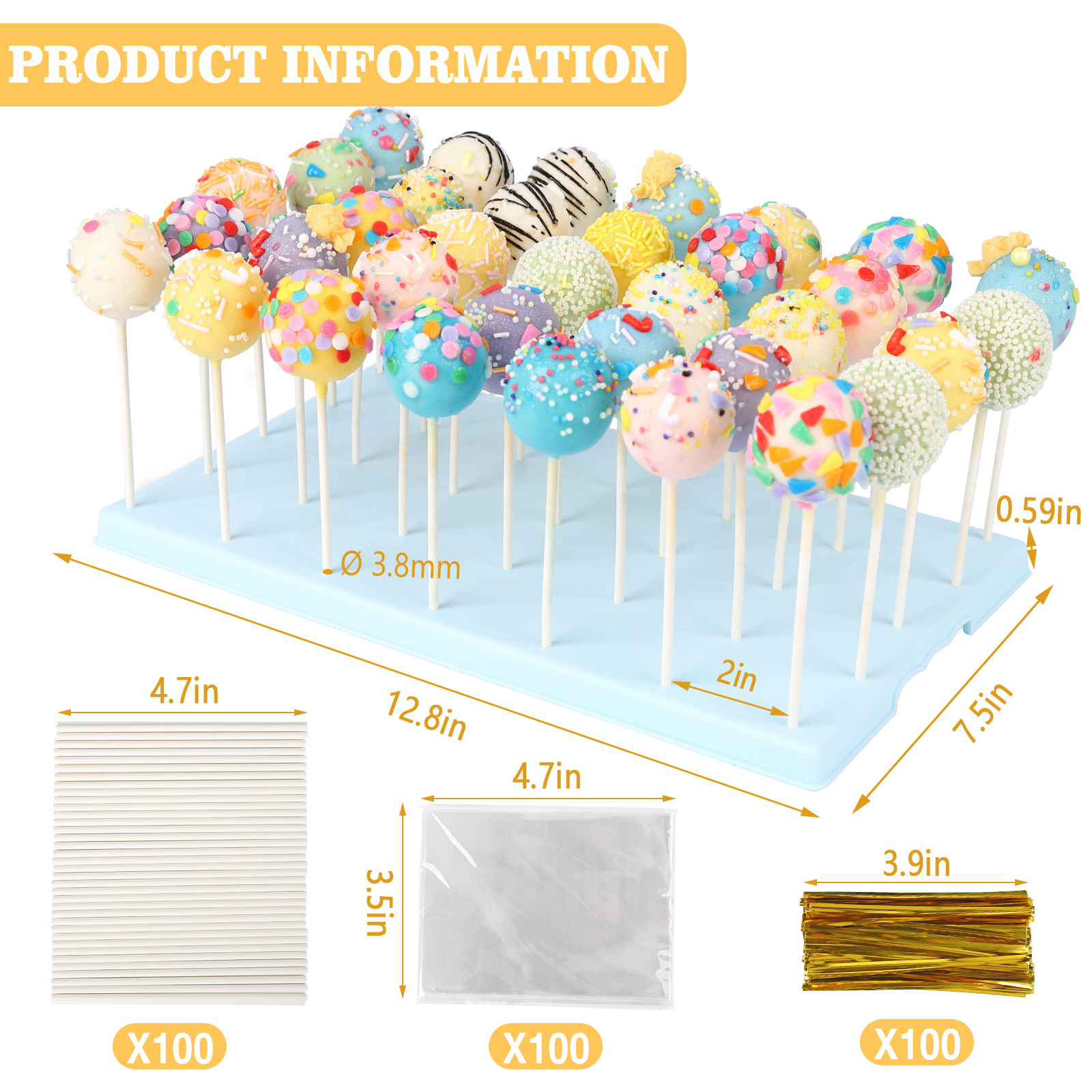 Cake Pop Stand Blue 官方图片 02