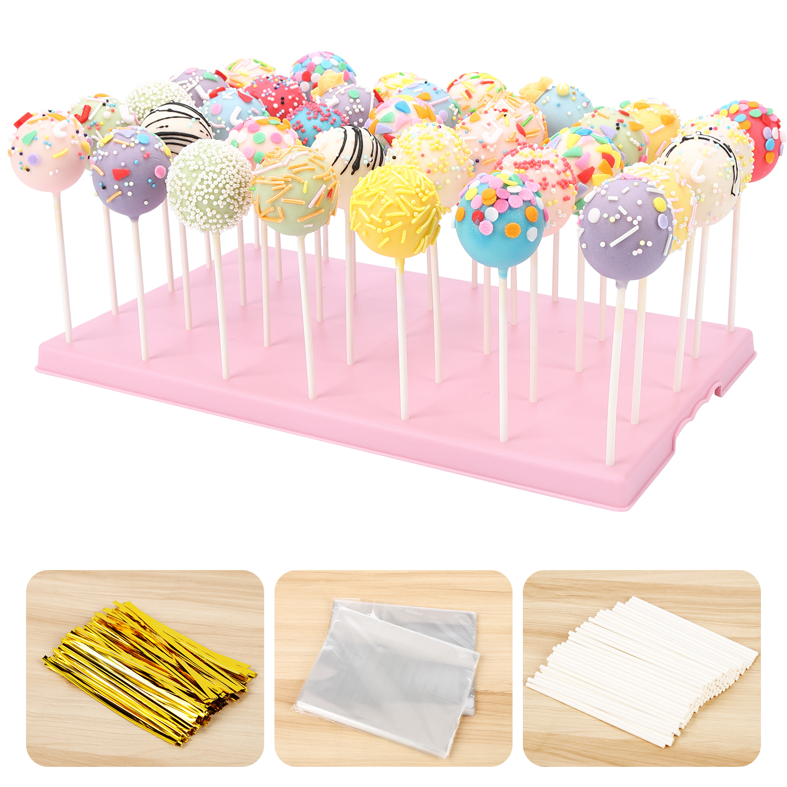 Cake Pop Stand Pink 官方图片 01