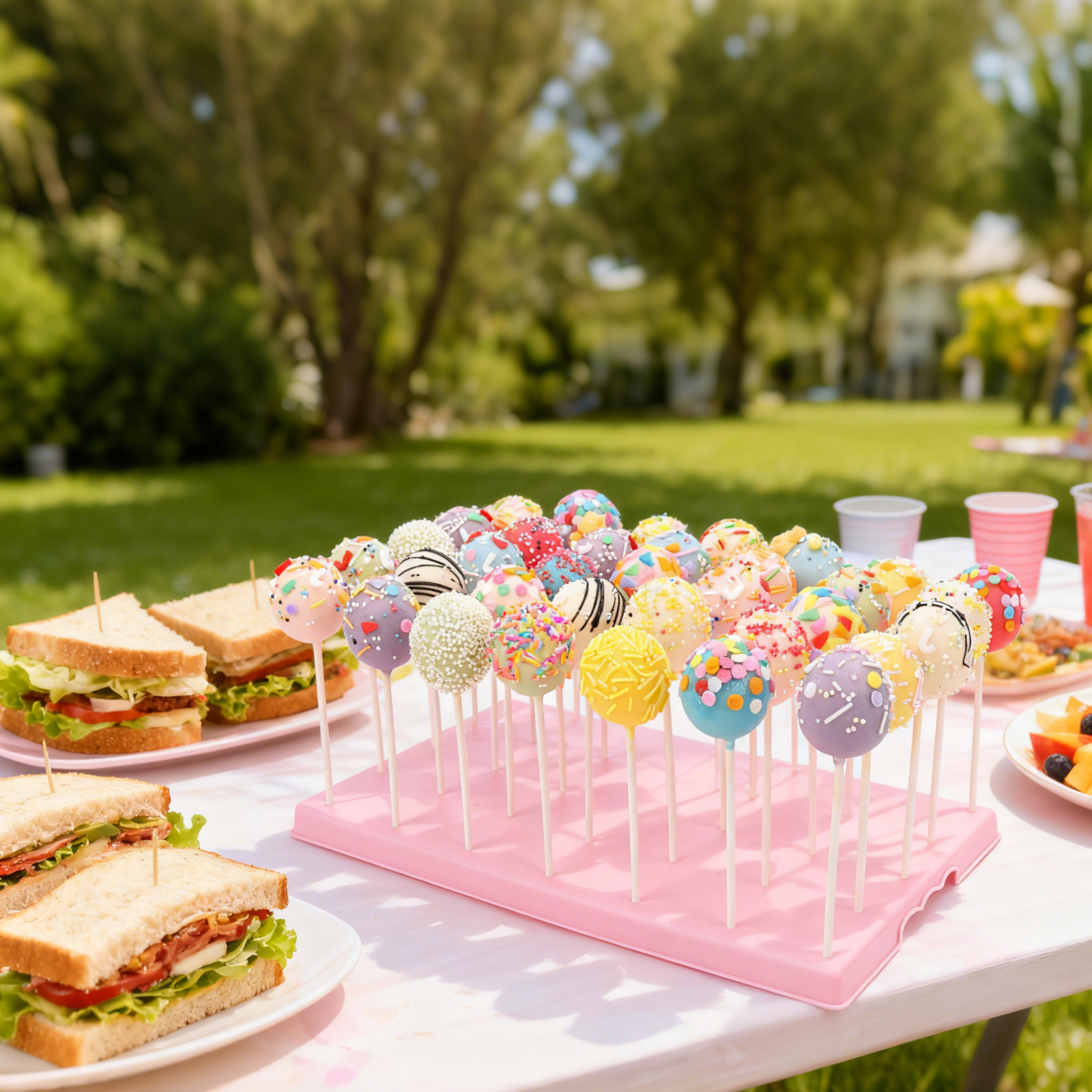 Cake Pop Stand Pink 官方图片 06