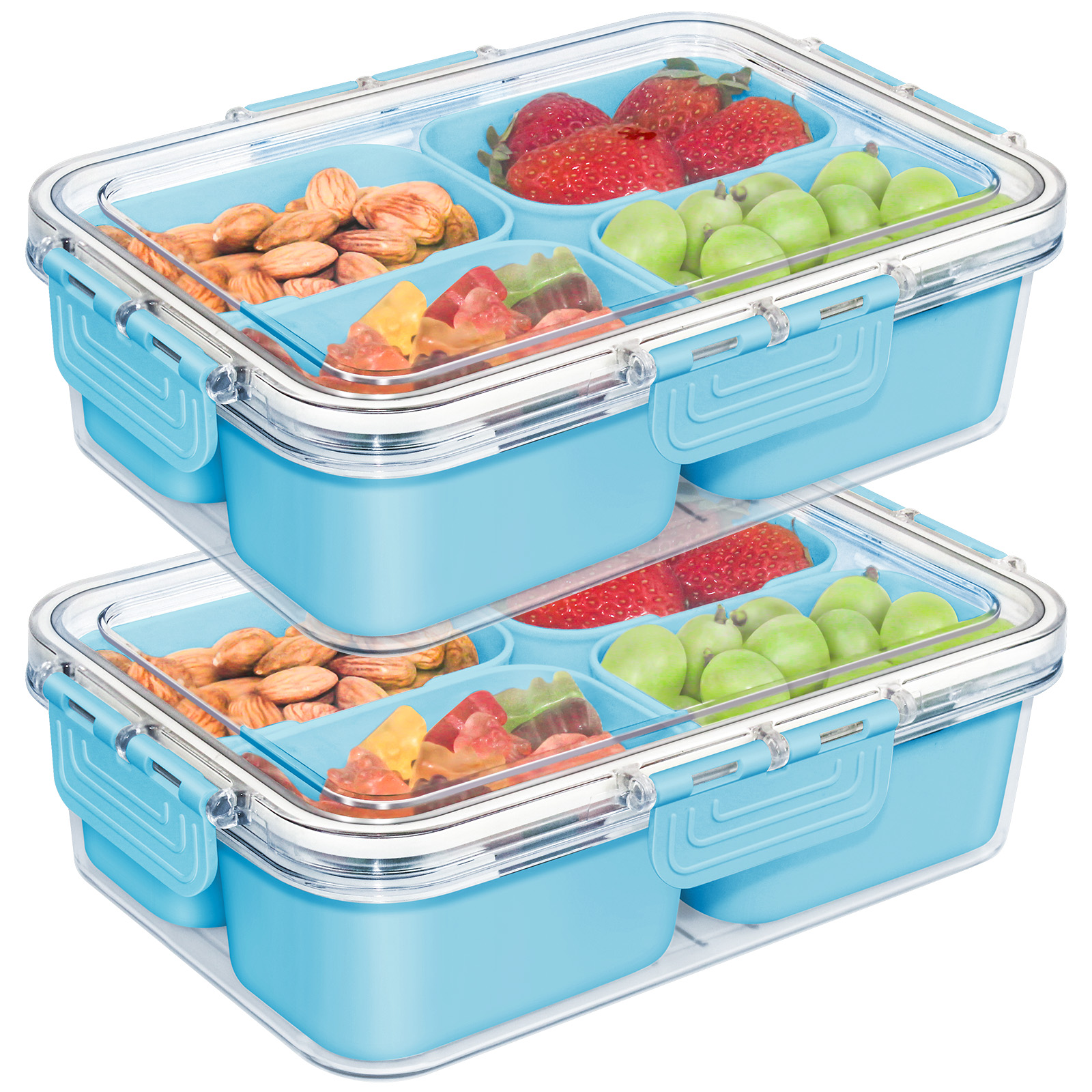 Snack Box Containers Blue 官方主图