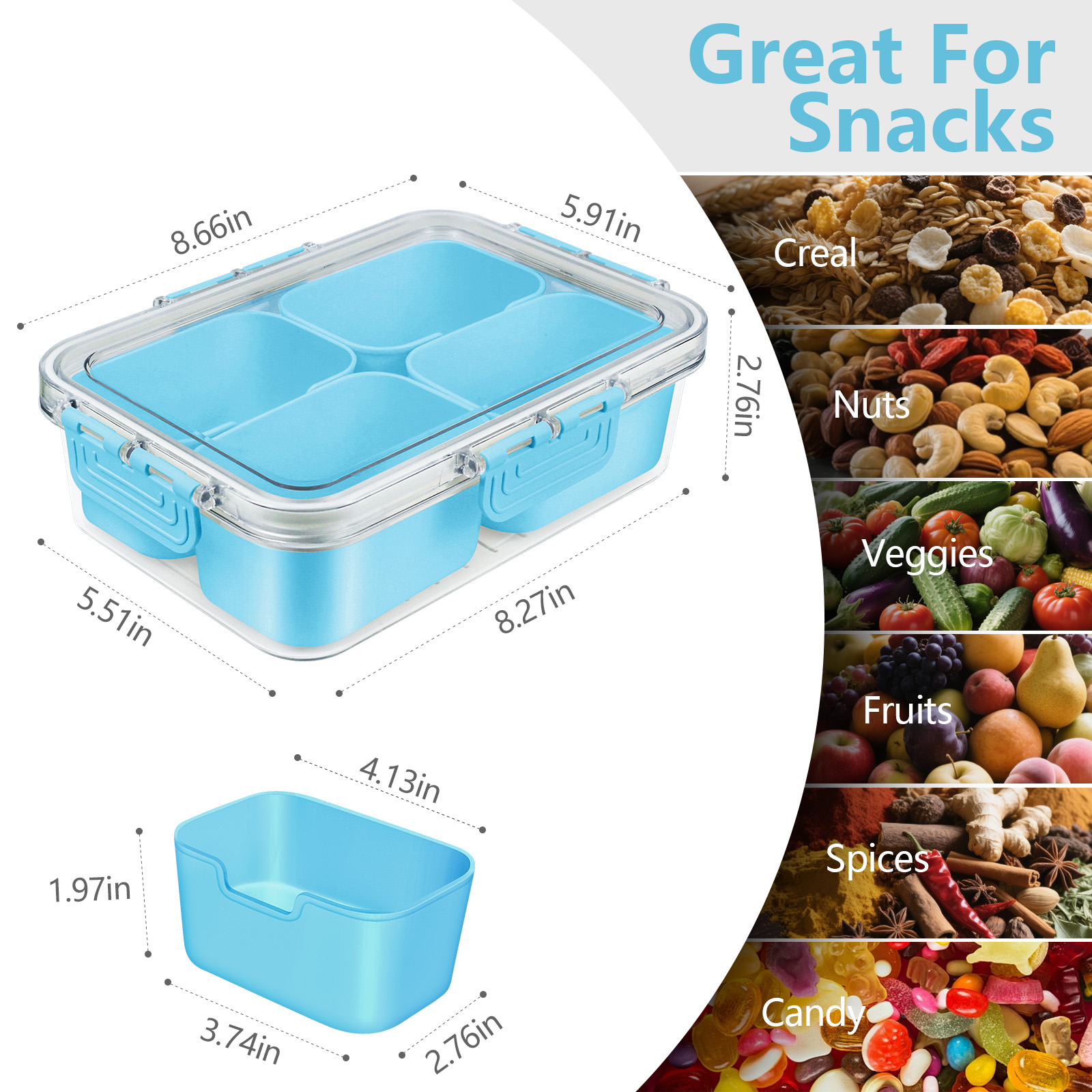 Snack Box Containers Blue 官方图片 05