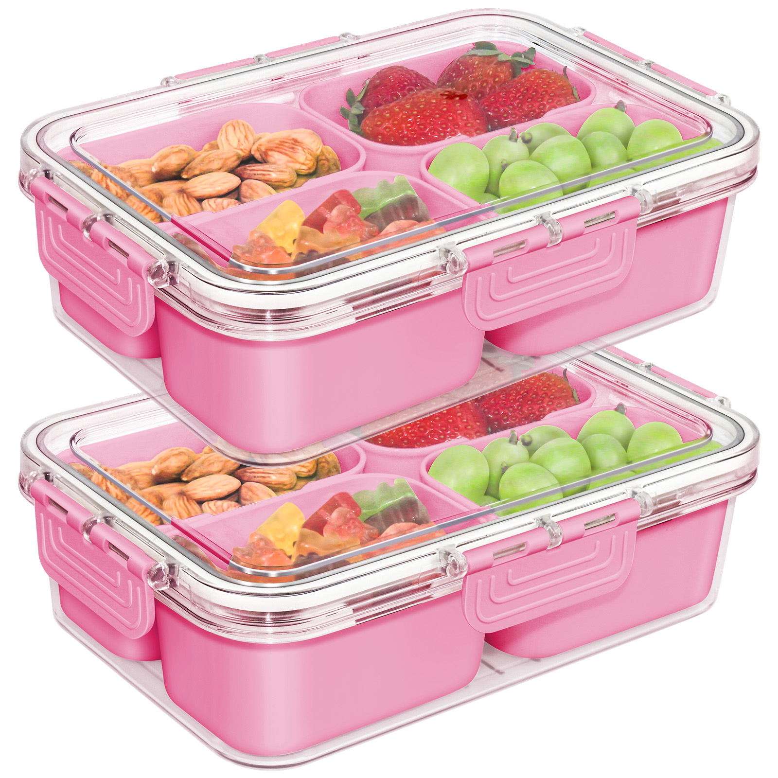 Snack Box Containers Pink 官方图片 01