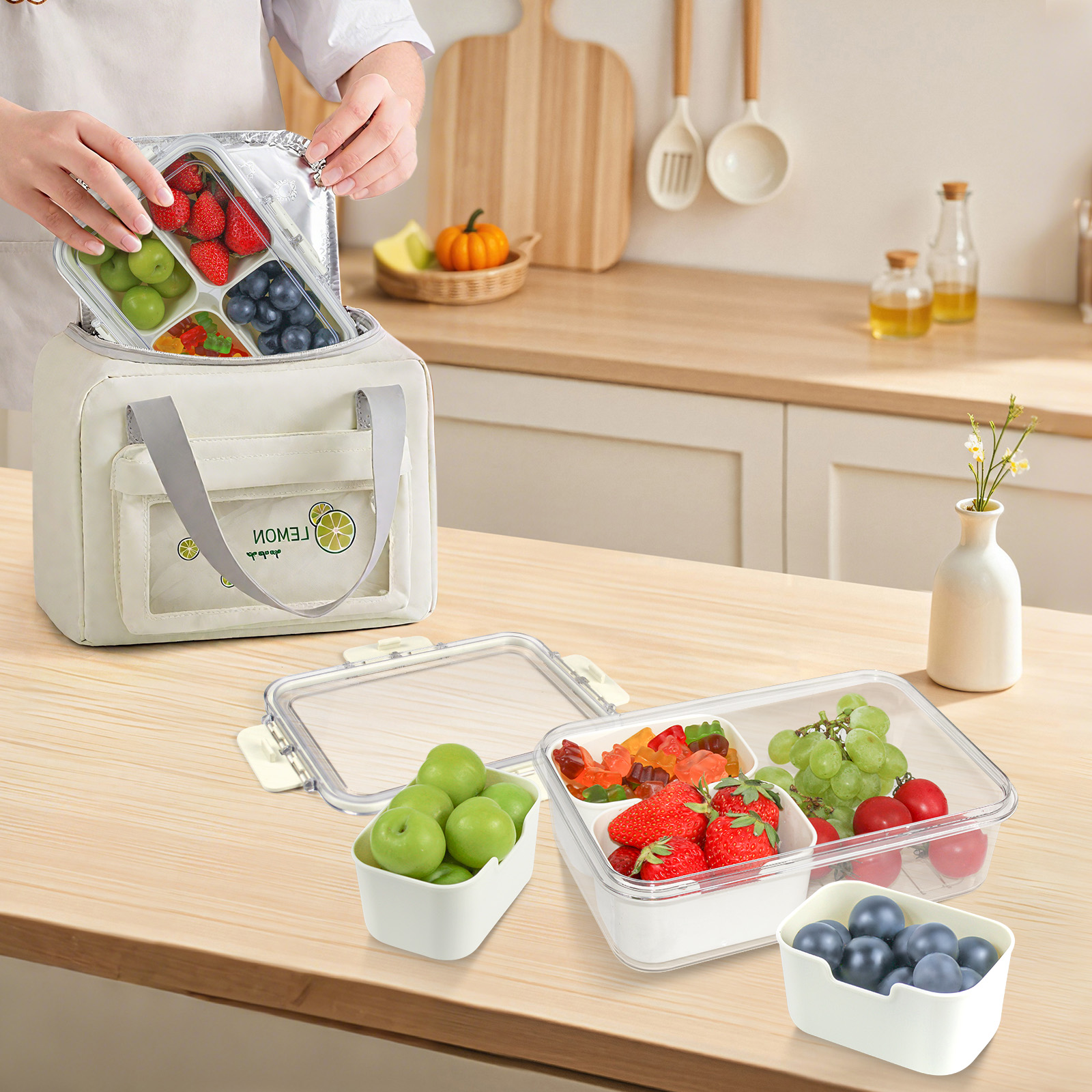 Snack Box Containers White 官方图片 08
